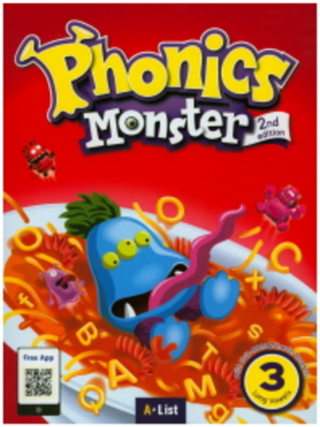 Phonics Monster 3 : Student Book (Phonics Readers + Board Game + App QR, 2nd Edition)