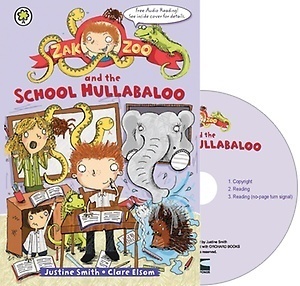 Zak Zoo 01: The School Hullabaloo (Paperback with Audio QR code+Audio CD)