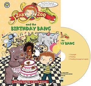 Zak Zoo 08: The Birthday Bang (Paperback with Audio QR code+Audio CD)