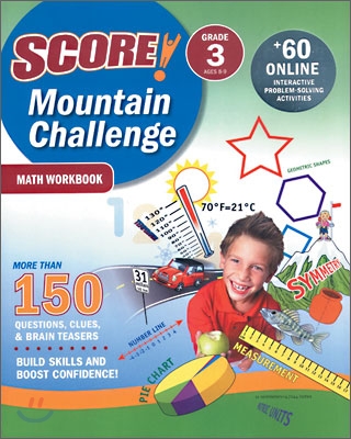 Score! Mountain Challenge : Math Workbook : Grade 3