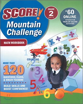 Score! Mountain Challenge : Math Workbook : Grade 2