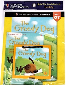 Usborne First Reading Workbook Set 1-7 : The Greedy Dog
