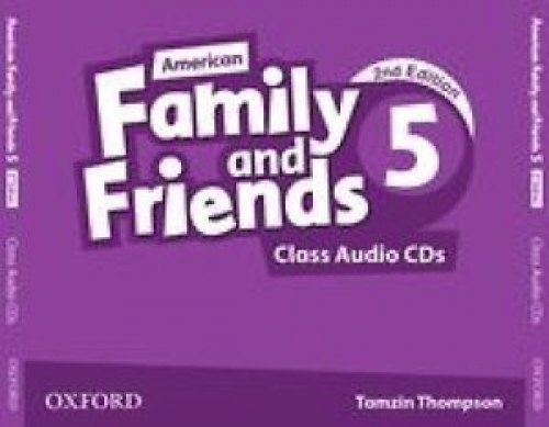 AMERICAN FAMILY AND FRIENDS (2E) 5 Class AUDIO CDs