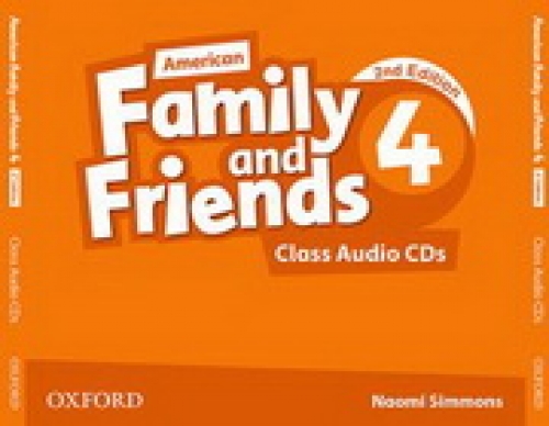 AMERICAN FAMILY AND FRIENDS (2E) 4 Class AUDIO CDs