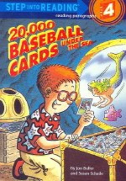 Step into Reading 4 / 20,000 Baseball Cards Under the Sea (Paperback + CD:1)