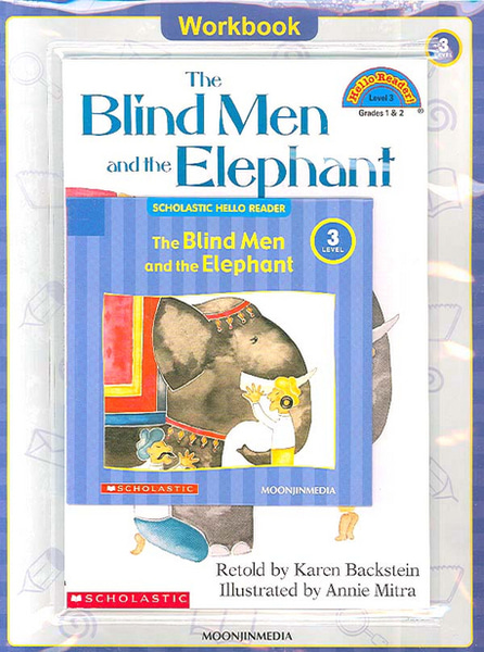 Scholastic Hello Reader Level 3-02 | The Blind Men and the Elephant : Paperback+Workbook+Audio CD