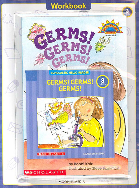 Scholastic Hello Reader Level 3-07 | Germs! Germs! Germs! : Paperback+Workbook+Audio CD
