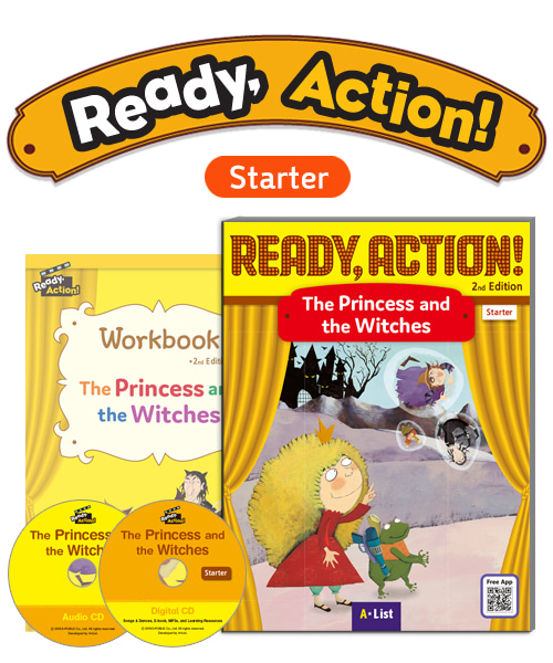 Pack-Ready Action 2E Starter The Princess and the Witches