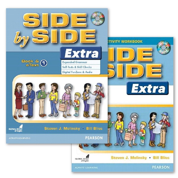 Side by Side Extra (3rd Edition) Level 1 Student Book + Workbook SET (총 2부)