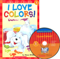 Scholastic Hello Reader CD Set - Level 1-24 | I Love Colors!