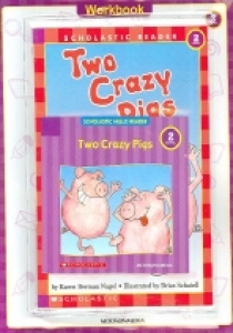 Scholastic Hello Reader Level 2-07 | Two Crazy Pigs : Paperback+Workbook+Audio CD
