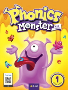 Phonics Monster 1 : Student Book (Phonics Readers + Board Game + App QR, 2nd Edition)