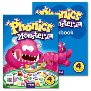 Phonics Monster (2/E) 4 SET (Student Book + Workbook)