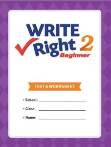 Write Right Beginner 2 Test &amp; Worksheet