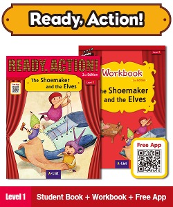 (NEW-2023) Ready Action (2E) [SB + WB + Free App] 1: The Shoemaker and the Elves