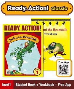 Ready Action Classic Low : Jack and the Beanstalk (Student Book + App QR + Workbook)