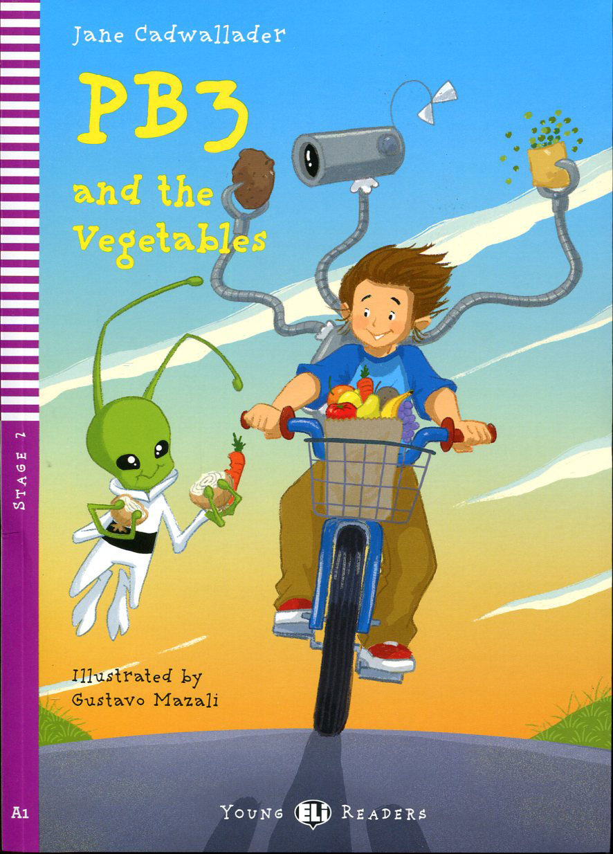 Young ELi Readers : Level 2 PB3 and the Vegetables (Book+CD)