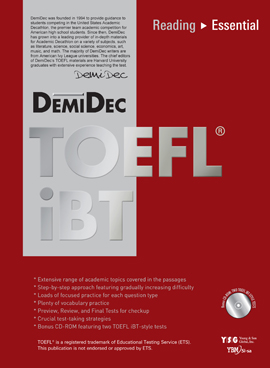 DemiDec TOEFL iBT Reading Essential