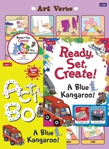 Ready, Set, Create! 1 : A Blue Kangaroo! [SB+Multi CD+AB+Wall Chart] 