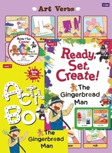 Ready, Set, Create! 1 : The Gingerbread Man [SB+Multi CD+AB+Wall Chart]
