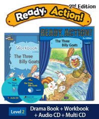 Ready Action 2E 2: The Three Billy Goats [SB+WB+Audio CD+Multi-CD]