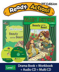 Ready Action 2E 3: Beauty and the Beast [SB+WB+Audio CD+Multi-CD]