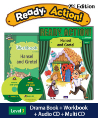 Ready Action 2E 3: Hansel and Gretel [SB+WB+Audio CD+Multi-CD]