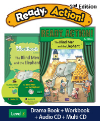 Ready Action 2E 3: The Blind Men and the Elephant [SB+WB+Audio CD+Multi-CD]
