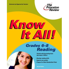 KNOW IT ALL GRADES 6-8 READING
