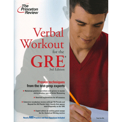 VERBAL WORKOUT FOR THE GRE 3RD