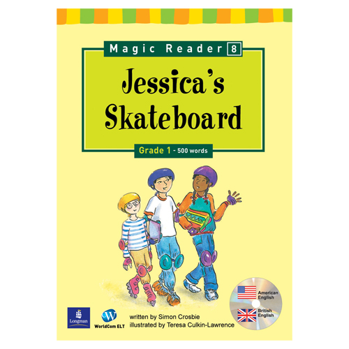 Magic Reader 8 Jessica&#039;s Skateboard