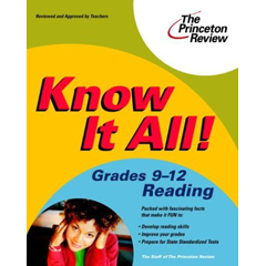 KNOW IT ALL GRADES 9-12 READING